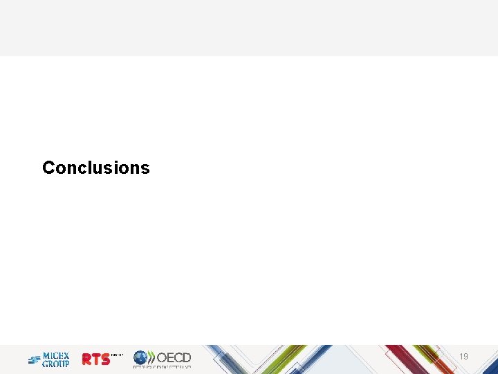 Conclusions 19 