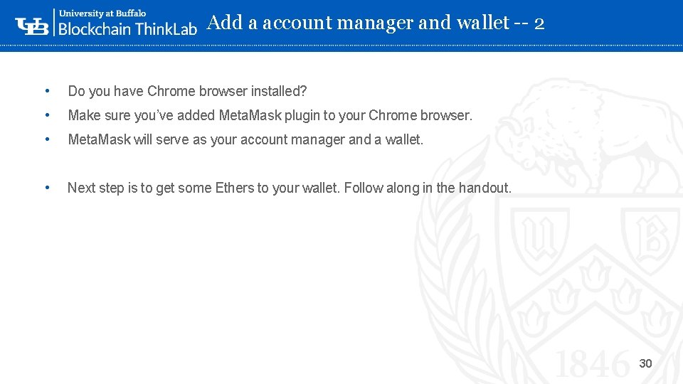 Add a account manager and wallet -- 2 • Do you have Chrome browser