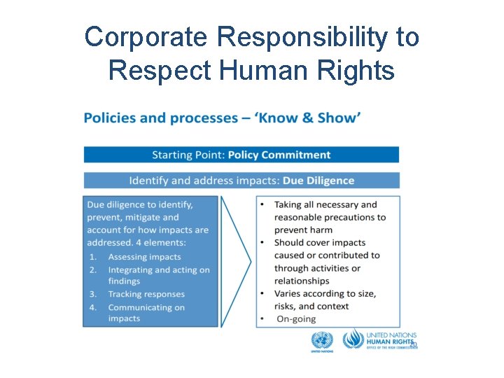 Corporate Responsibility to Respect Human Rights 