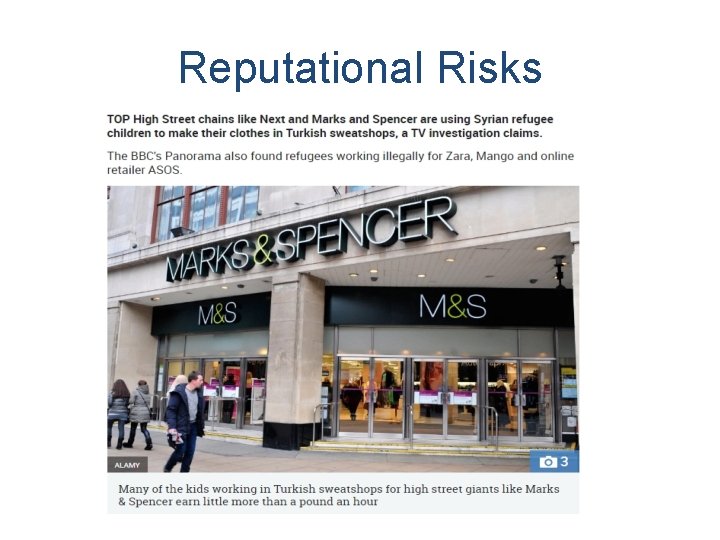 Reputational Risks 