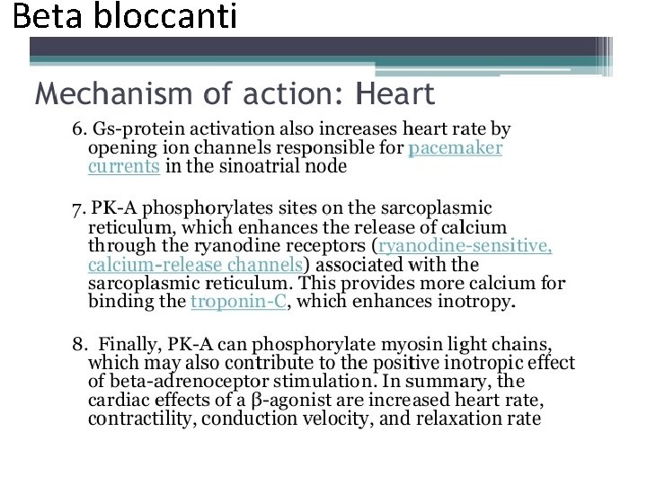 Beta bloccanti 