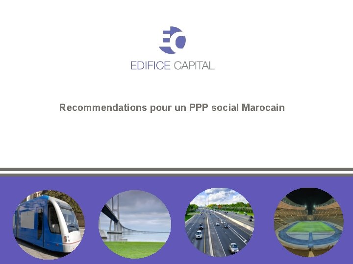 Recommendations pour un PPP social Marocain 