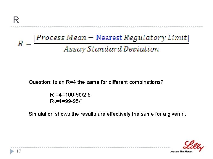 R Question: Is an R=4 the same for different combinations? R 1=4=100 -90/2. 5 R Question: Is an R=4 the same for different combinations? R 1=4=100 -90/2. 5