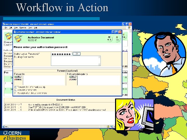 Workflow in Action **** CERN e Business – 