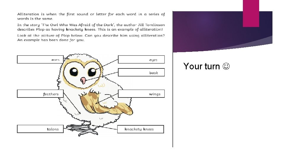 Your turn 