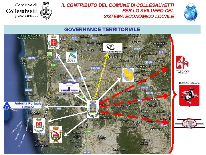 Comune di Collesalvetti provincia di livorno IL CONTRIBUTO DEL COMUNE DI COLLESALVETTI PER LO