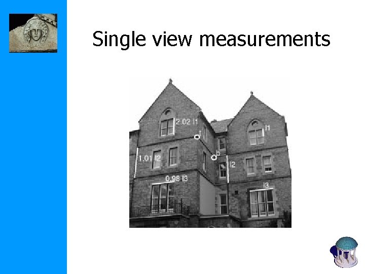 Single view measurements 