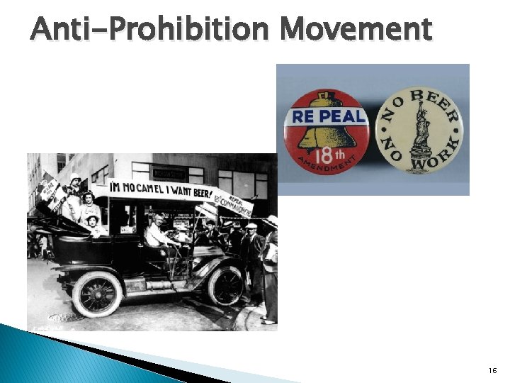 Anti-Prohibition Movement 16 