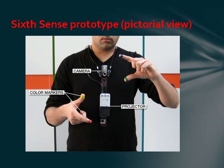 Sixth Sense prototype (pictorial view) 