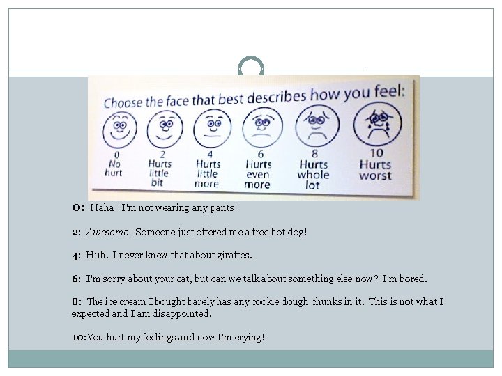 0: Haha! I'm not wearing any pants! 2: Awesome! Someone just offered me a