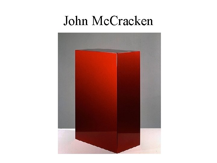 John Mc. Cracken 