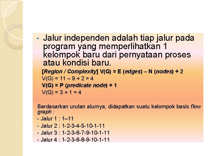  • Jalur independen adalah tiap jalur pada program yang memperlihatkan 1 kelompok baru