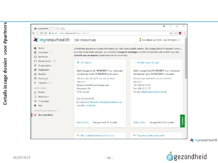 26/09/2017 - 56 - Details inzage dossier voor #partners 