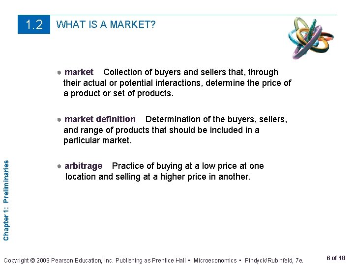 1. 2 WHAT IS A MARKET? ● market Collection of buyers and sellers that,