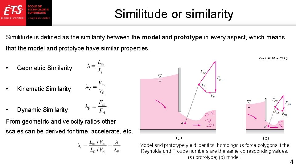 Similitude or similarity Similitude is defined as the similarity between the model and prototype