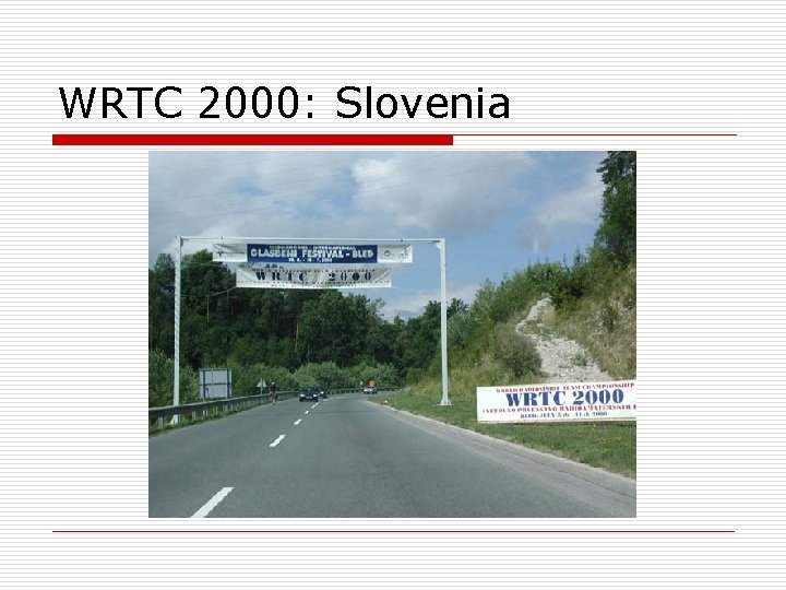 WRTC 2000: Slovenia 