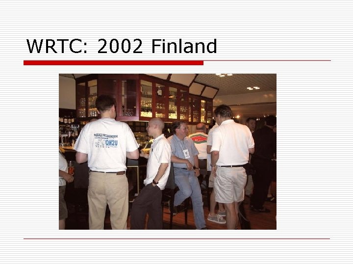 WRTC: 2002 Finland 