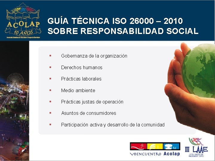 GUÍA TÉCNICA ISO 26000 – 2010 SOBRE RESPONSABILIDAD SOCIAL § Gobernanza de la organización