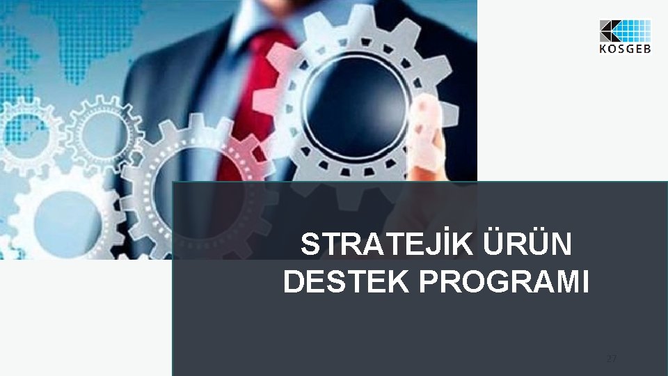 STRATEJİK ÜRÜN DESTEK PROGRAMI 27 