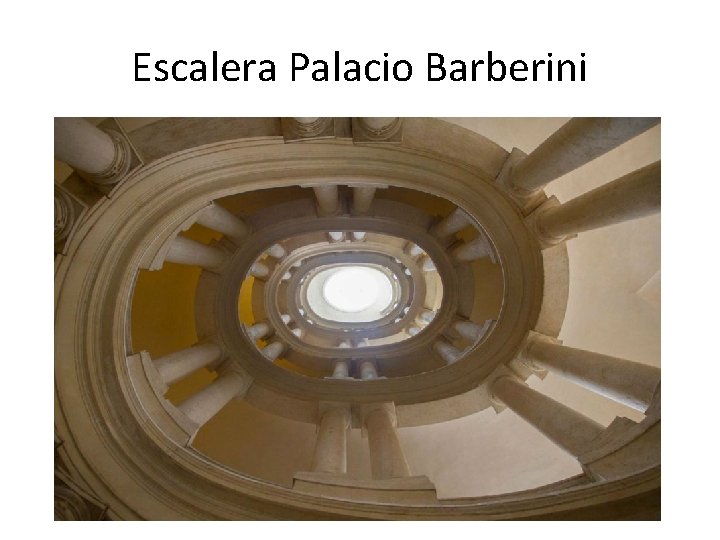 Escalera Palacio Barberini 