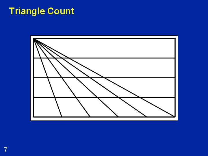 Triangle Count 7 