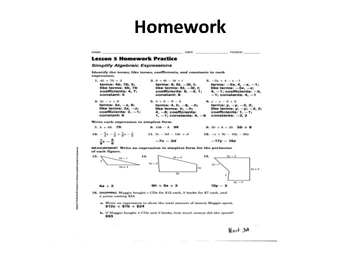 Homework 