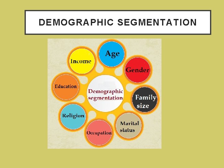 DEMOGRAPHIC SEGMENTATION 