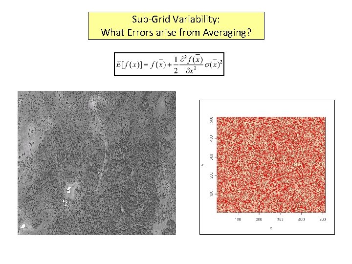 Sub-Grid Variability: What Errors arise from Averaging? 