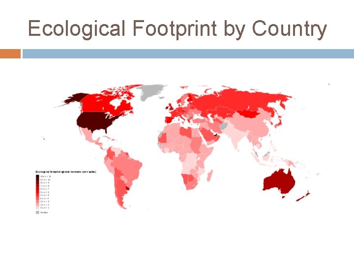 Ecological Footprint by Country 