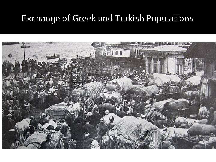 Exchange of Greek and Turkish Populations 