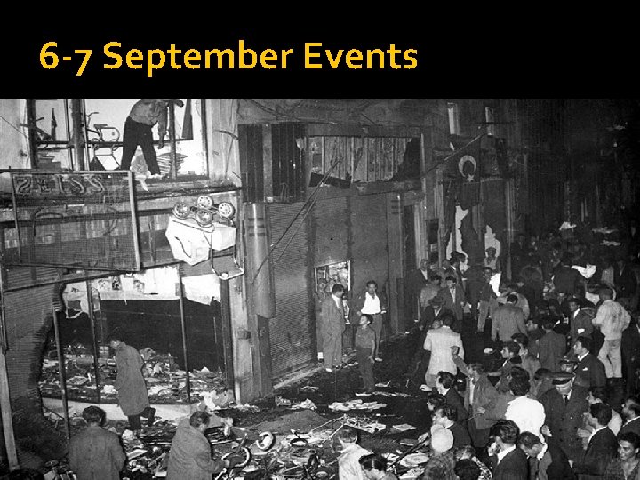 6 -7 September Events 