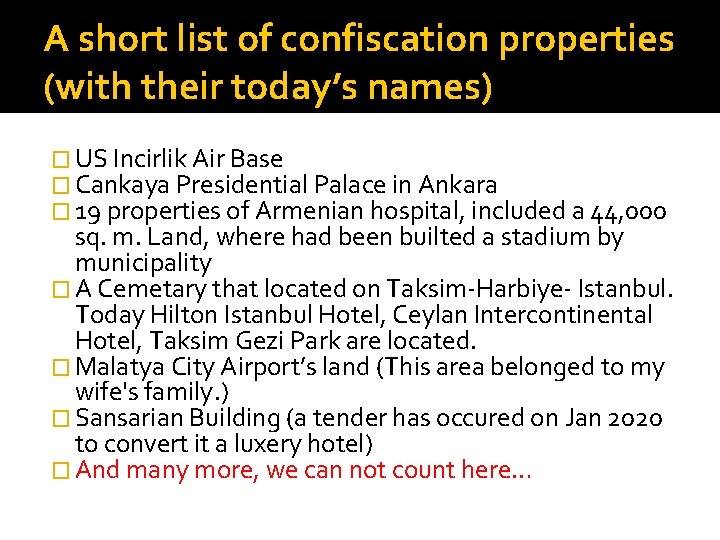 A short list of confiscation properties (with their today’s names) � US Incirlik Air