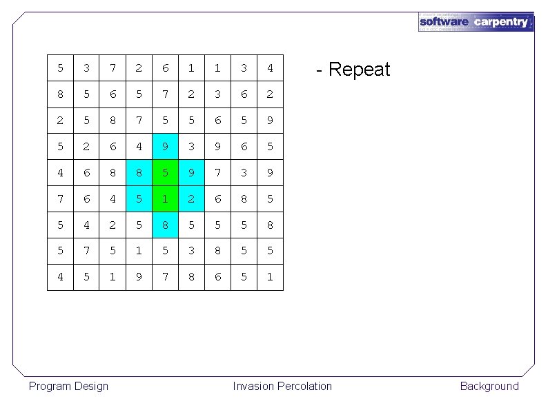 5 3 7 2 6 1 1 3 4 8 5 6 5 7