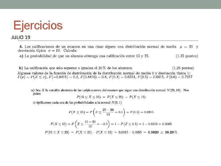 Ejercicios 