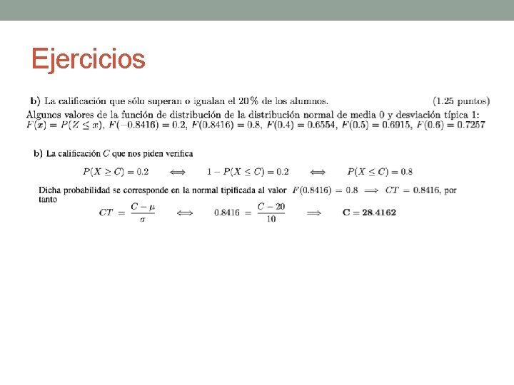 Ejercicios 