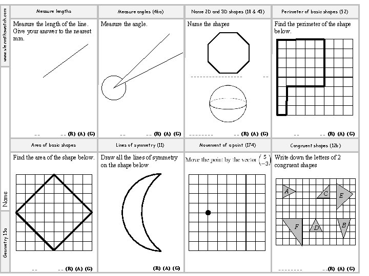 www. vle. mathswatch. com Measure lengths Measure the length of the line. Give your