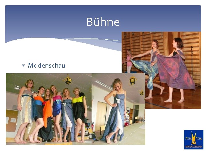 Bühne Modenschau 