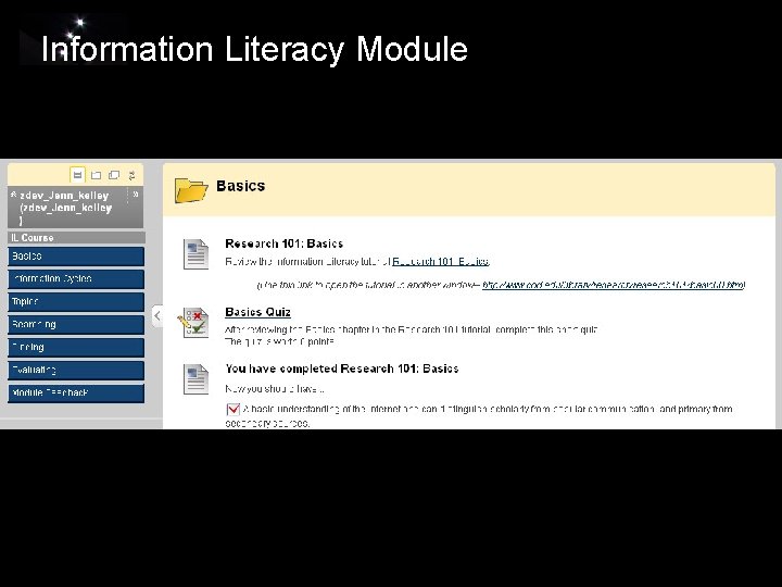 Information Literacy Module 