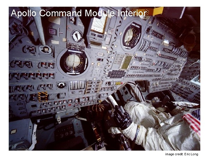 Apollo Command Module Interior image credit: Eric Long 