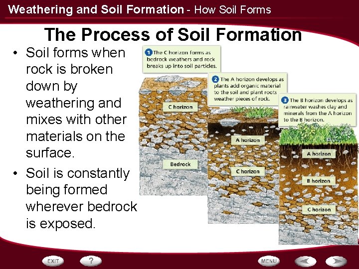 Weathering and Soil Formation - How Soil Forms The Process of Soil Formation •