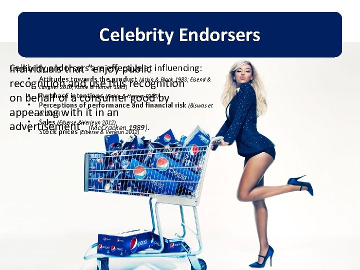 Ball Celebrity Endorsers Celebrity endorsers are effective at influencing: Individuals that “enjoy public • Ball Celebrity Endorsers Celebrity endorsers are effective at influencing: Individuals that “enjoy public •