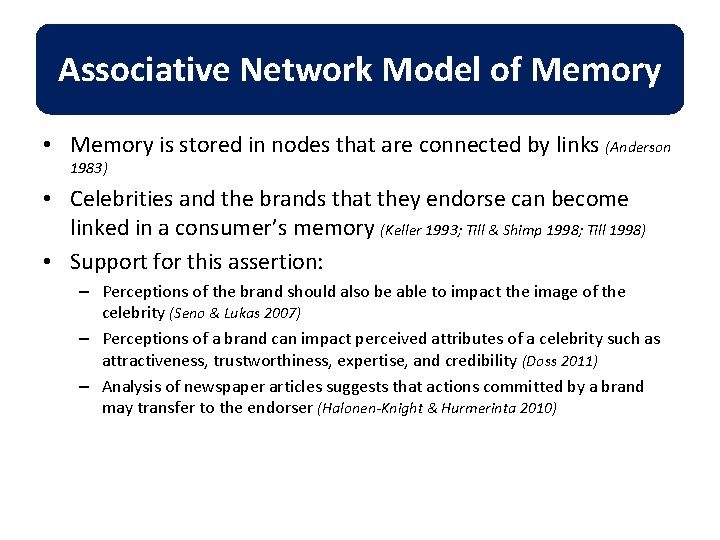 Ball. Model of Memory Associative Network • Memory is stored in nodes that are Ball. Model of Memory Associative Network • Memory is stored in nodes that are