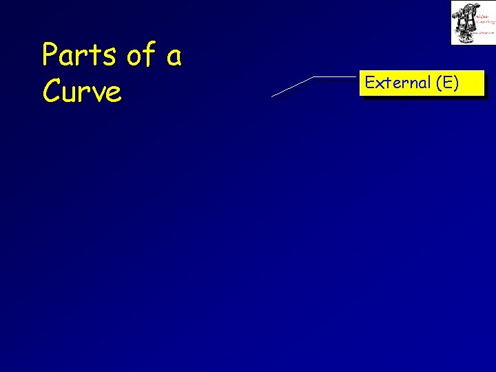Parts of a Curve External (E) 