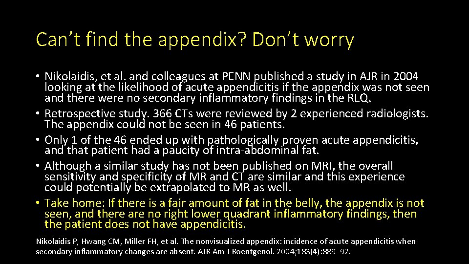 Can’t find the appendix? Don’t worry • Nikolaidis, et al. and colleagues at PENN