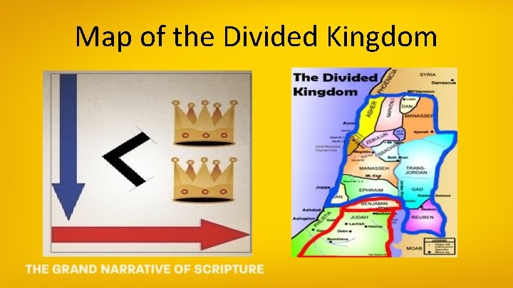 Map of the Divided Kingdom 