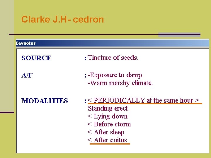 Clarke J. H- cedron 