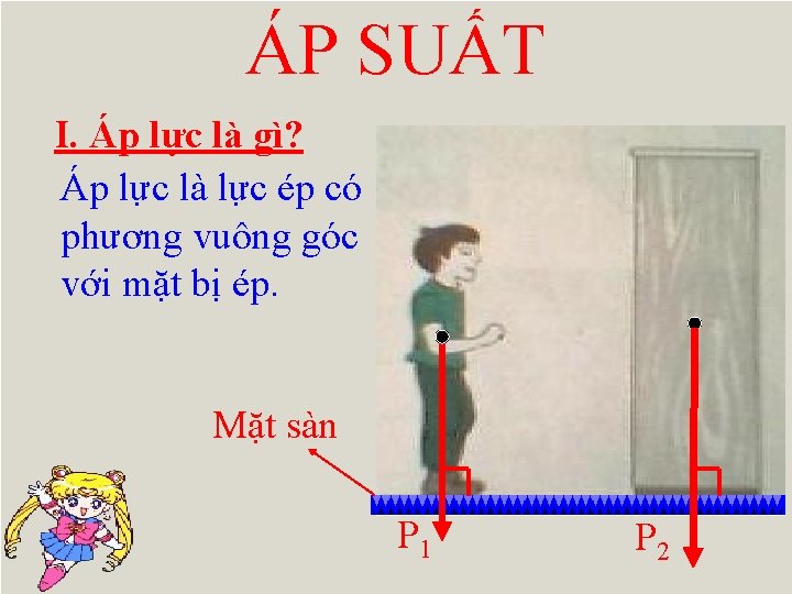 ÁP SUẤT I. Áp lực là gì? Áp lực là lực ép có phương