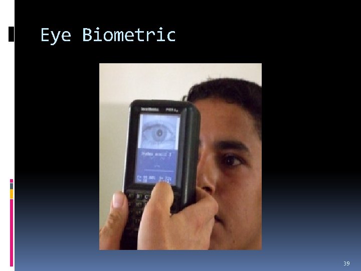 Eye Biometric 39 