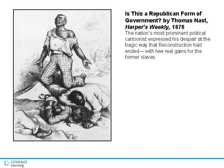 Is This a Republican Form of Government? by Thomas Nast, Harper’s Weekly, 1876 The
