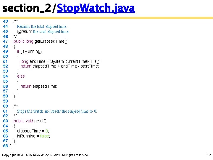 section_2/Stop. Watch. java 43 44 45 46 47 48 49 50 51 52 53